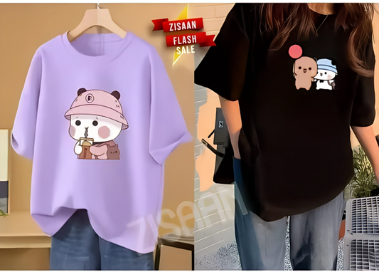 Bold & Breezy™ Oversized Graphic Tee Combo – Pack of 2